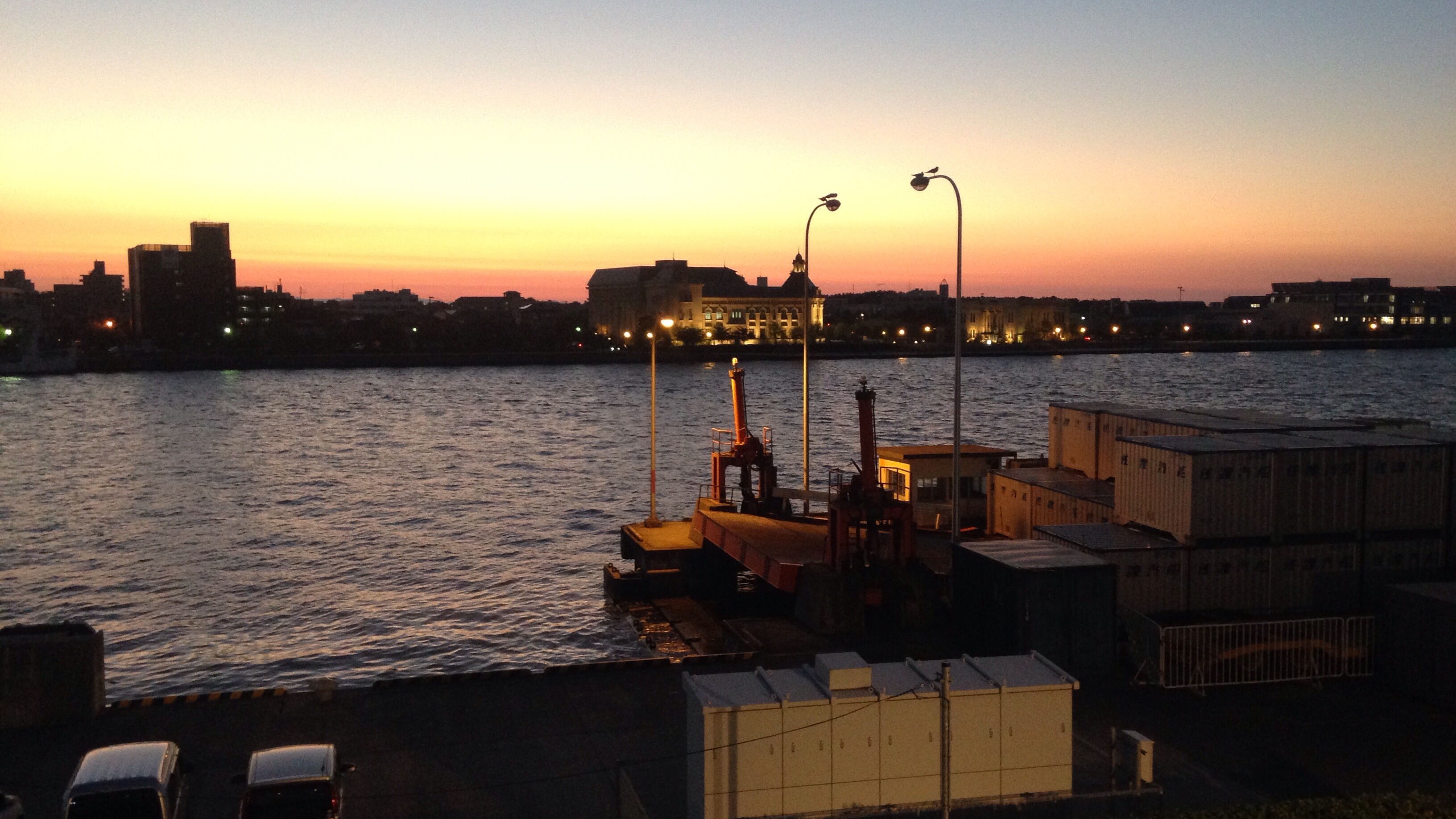 朱鷺メッセからの風景
